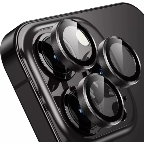 Kameravédő, Apple iPhone 14Pro/Max (fekete)