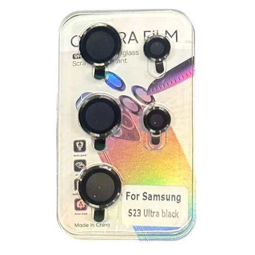 Kameravédő üveg, Samsung S23 Ultra (fekete)