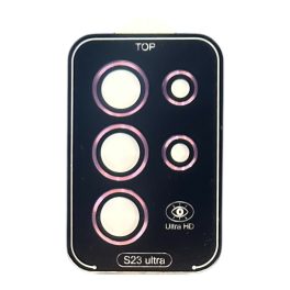 Kameravédő üveg, Samsung S23 Ultra (bordó)