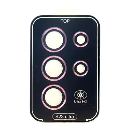 Kameravédő üveg, Samsung S23 Ultra (bordó)