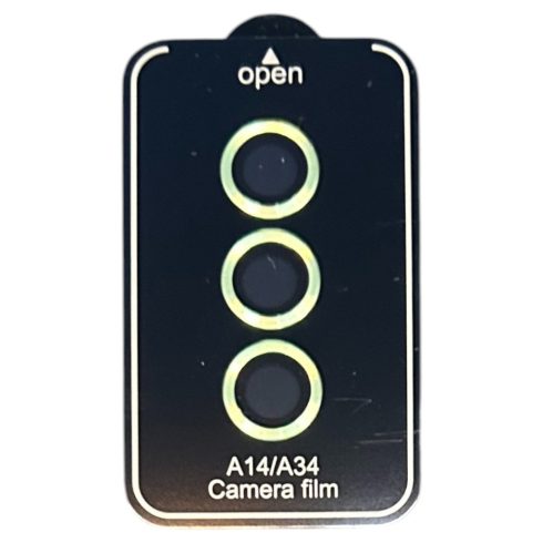 Kameravédő, Samsung A14/A34 (zöld)