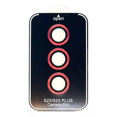 Kameravédő, Samsung S23/S23+ (piros)