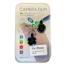 Kameravédő, Apple iPhone 11/12 Mini/12 (fekete)