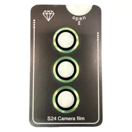 Kameravédő üveg, Samsung S24 (világos zöld)