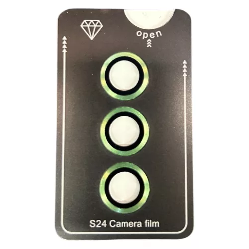 Kameravédő üveg, Samsung S24 (világos zöld)