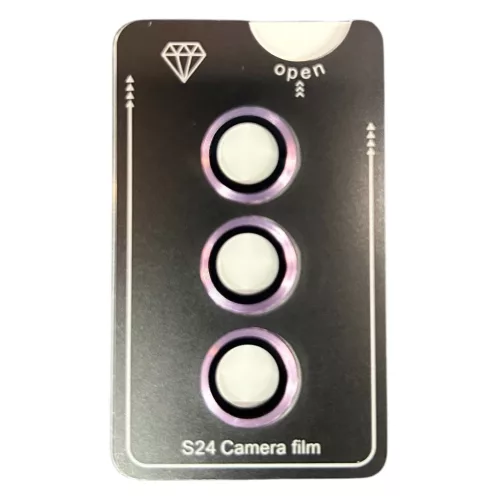 Kameravédő üveg, Samsung S24 (rózsaszín)