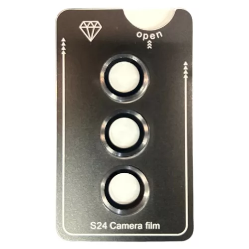 Kameravédő üveg, Samsung S24 (szürke)