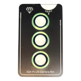 Kameravédő üveg, Samsung S24 Plus (világos zöld)