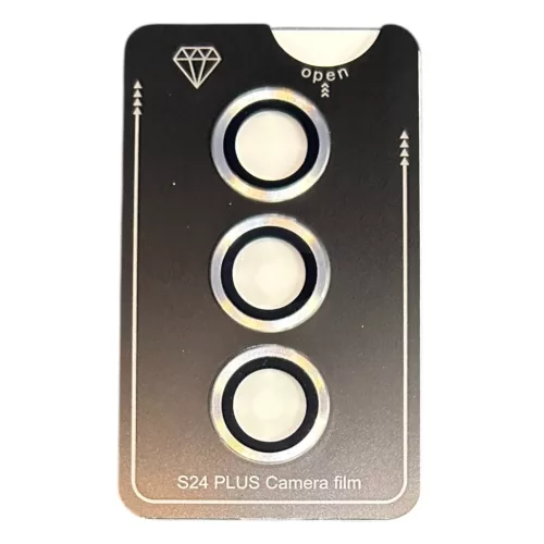 Kameravédő üveg, Samsung S24 Plus (ezüst)