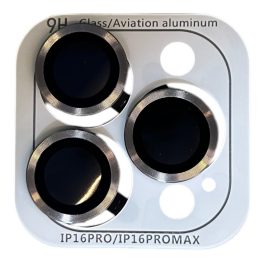 Kameravédő, Apple iPhone 16 Pro/Pro Max (ezüst)