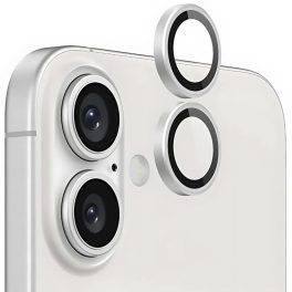 Kameravédő, Apple iPhone 16/16 Plus (ezüst)