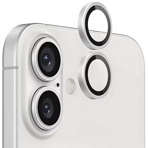 Kameravédő, Apple iPhone 16/16 Plus (ezüst)