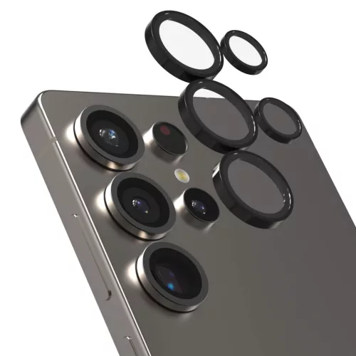 Kameravédő üveg, Samsung S25 Ultra (fekete)