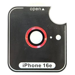 Kameravédő, Apple iPhone 16E (piros)