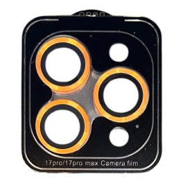 Kameravédő üveg, Apple iPhone 17 Pro/17 Pro Max (narancs)