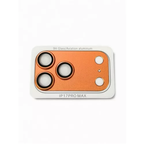 Kameravédő FULL FÉM - iPhone 17 Pro Max - Narancs