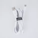 Adatkábel - 3M - USB-A - USB-C - Fehér - maXlife