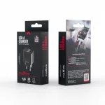 Hálózati adapter - 4,8A - 2x USB-A - fekete - Maxlife MXTC-12