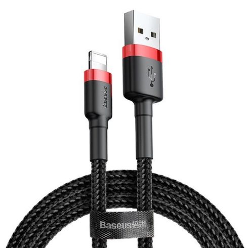 BASEUS cable USB to Apple Lightning 8-pin 2,4A Cafule CALKLF-A19 0,5m red-black