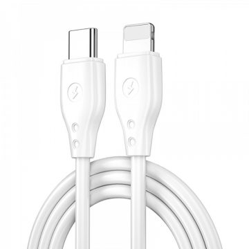   WiWU - Pioneer Series Data Cable Wi-C002 USB C to Lightning 30W - white