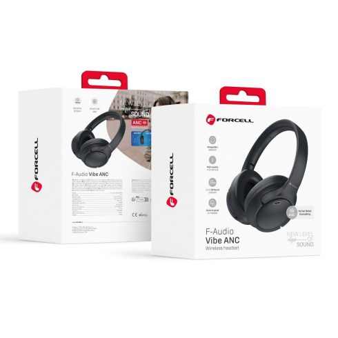 FORCELL F-AUDIO Vibe ANC wireless headphones bluetooth ANC + TUYA APP black