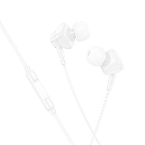 HOCO wire earphones Lightning with microphone M113 white