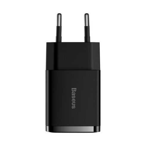 BASEUS wall charger 2 x USB A 2,1A 10,5W CCXJ010201 black