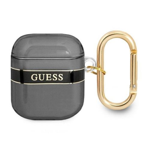 GUESS case for APPLE AirPods 1/2 GUA2HHTSK (Strap Collection) black