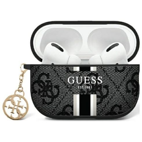 GUESS case for APPLE AirPods 1/2 GUA2P4RPSK (4G Printed Stripes Charm) black