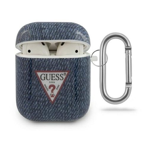 GUESS case for APPLE AirPods 1/2 GUACA2TPUJULDB (Jeans Collection) dark blue