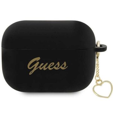   GUESS case for APPLE AirPods Pro 2 (2022 / 2023) GUAP2LSCHSK (Silicone Charm Heart Collection) black