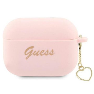   GUESS case for APPLE AirPods Pro 2 (2022 / 2023) GUAP2LSCHSP (Silicone Charm Heart Collection) pink