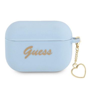   GUESS case for APPLE AirPods Pro GUAPLSCHSB (Silicone Charm Heart Collection) blue