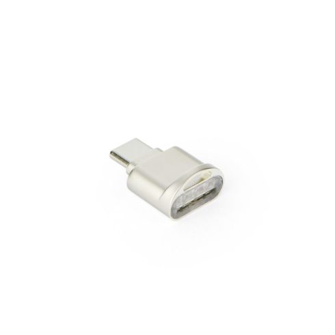 Card reader MicroSD for typ C silver