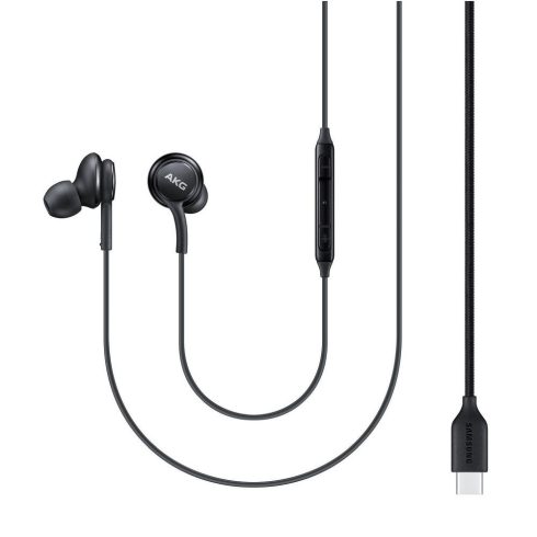 SAMSUNG AKG original wire earphones Type C with microphone IC-100BBEGEU black blister