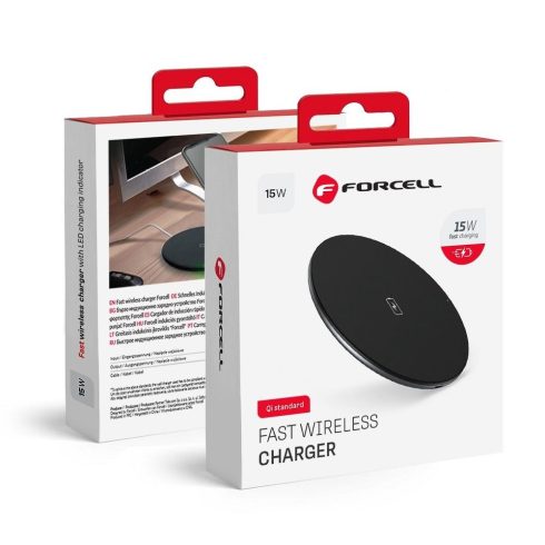 FORCELL F-ENERGY fast wireless charger Qi QC 15W black