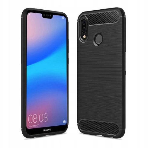 CARBON case for HUAWEI P20 LITE black