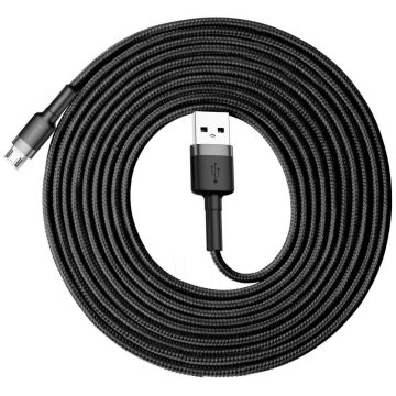   BASEUS cable USB A to Micro USB 2,4A Cafule CAMKLF-HG1 3 m black gray