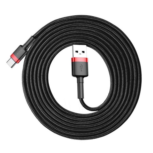 BASEUS cable USB A to Type C 1,5A Cafule CATKLF-C91 2 m red black