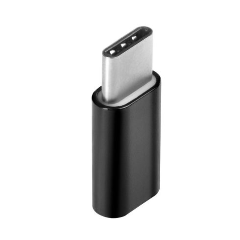 Adapter Micro USB (female) to Type C (male) black