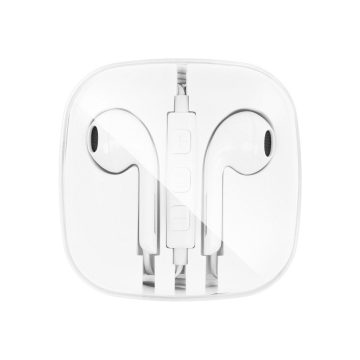 Earphones stereo for Apple Iphone Jack 3,5mm NEW BOX white