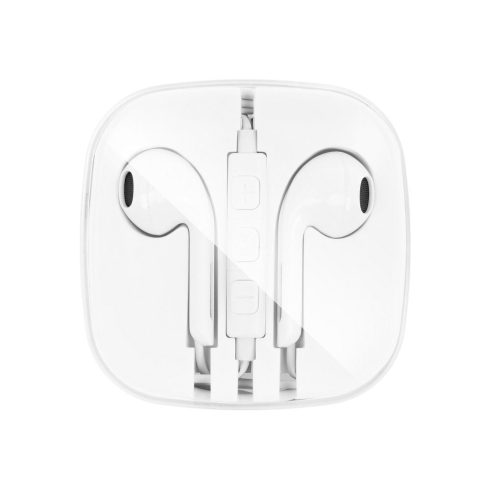 Earphones stereo for Apple Iphone Jack 3,5mm NEW BOX white