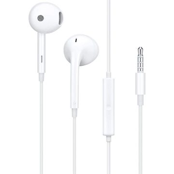   OPPO original wire earphones Jack 3,5 mm with microphone MH156 white bulk