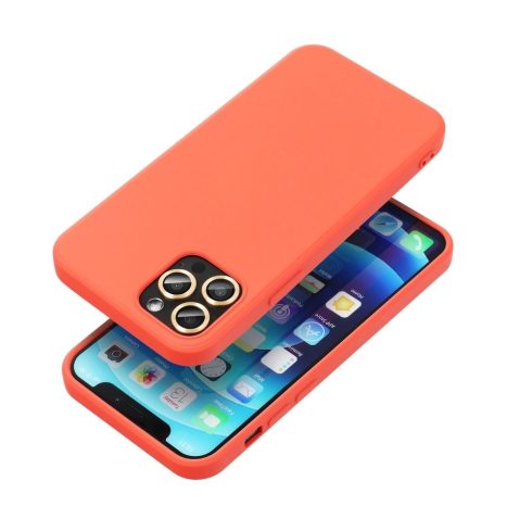 SILICONE case for IPHONE 12 / 12 Pro peach