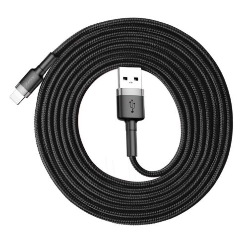 BASEUS cable USB A to Lightning 2A Cafule CALKLF-RV1 3 m black gold