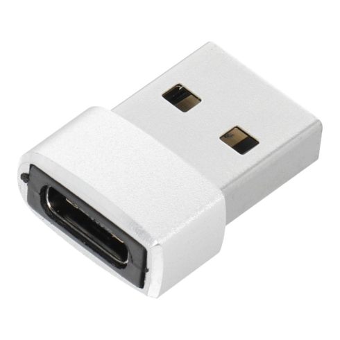 Adaptor Type C (female) to USB A (male) silver