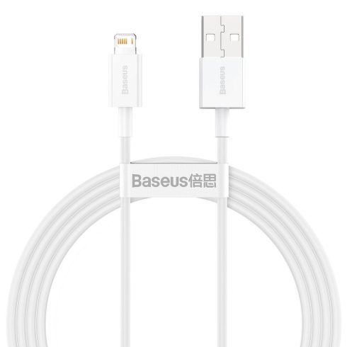 BASEUS cable USB A to Lightning 2,4A Superior CALYS-B02 1,5 m white