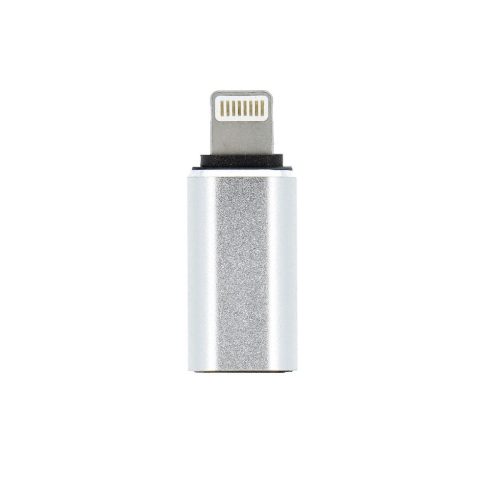 Adapter Type C (female) to Lightning (male) silver