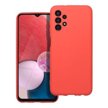 SILICONE case for SAMSUNG A13 4G peach