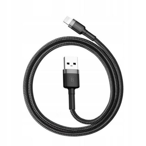 BASEUS cable USB A to Lightning 2,4A Cafule CAMKLF-BG1 0,5 m black gray